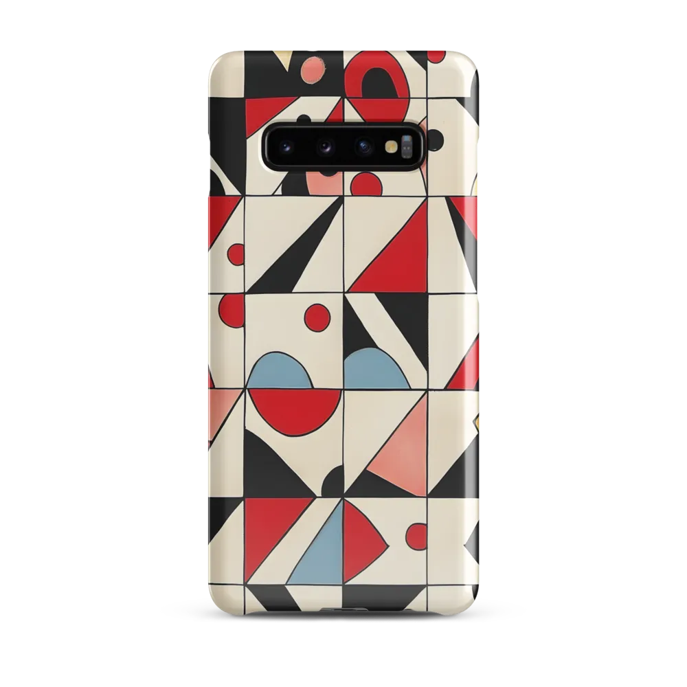 Dynamic Geometric Harmony | Phone Case |  S10 Plus | Snap Case | Glossy