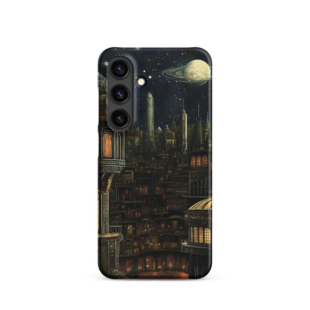 Celestial Enigma: A Surreal Cityscape