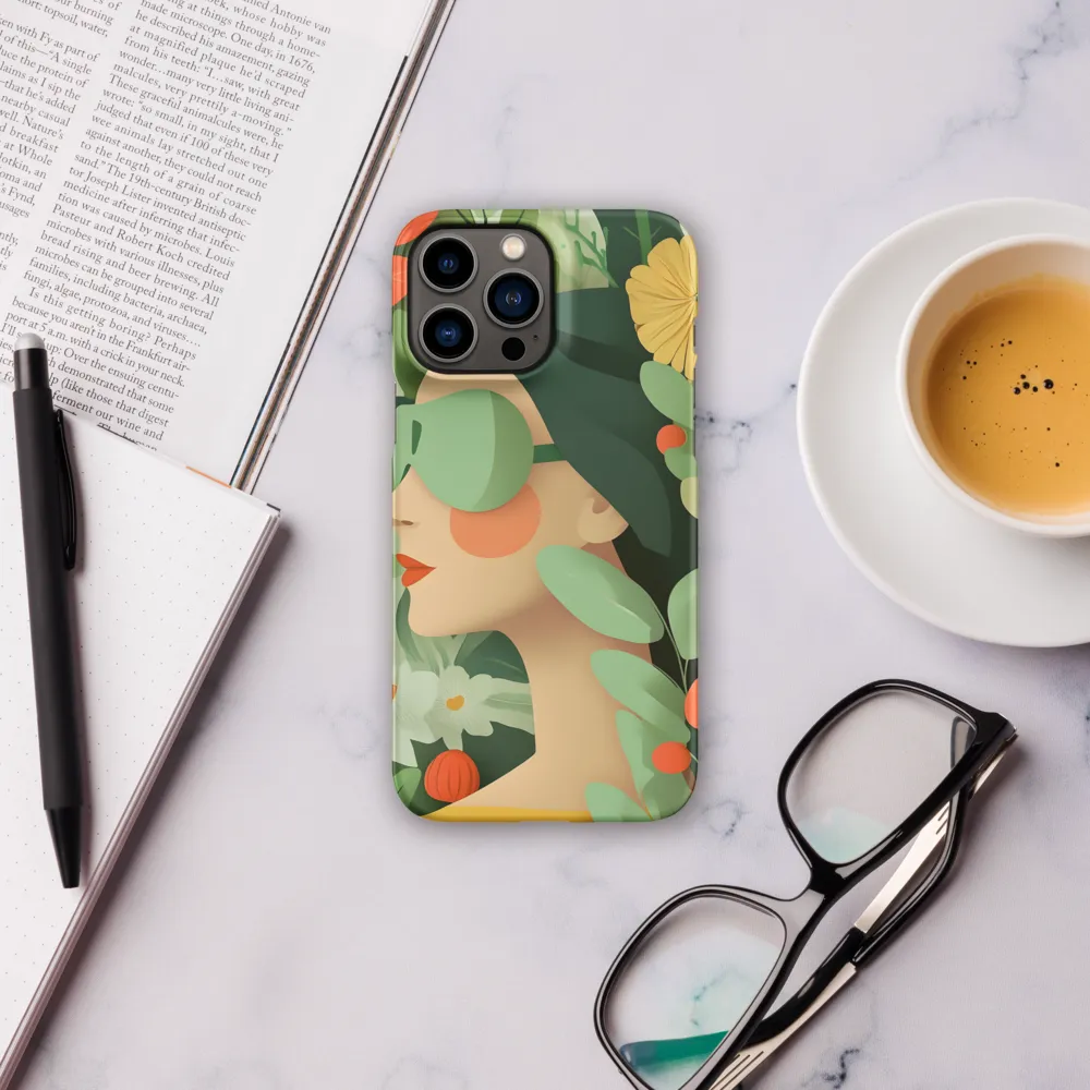 Nature's Serenity: A Modern Portrait | Phone Case |  13 Pro Max | Snap Case | Matte