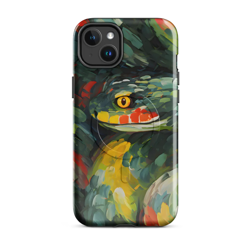 Enigmatic Coils | Phone Case |  14 Plus | MagSafe® Tough Case | Glossy