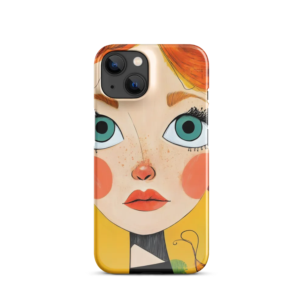 Whimsical Portrait of a Girl | Phone Case |  14 | Snap Case | Glossy