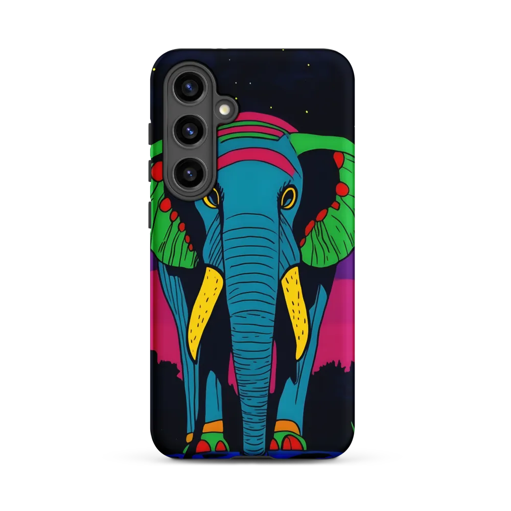 Whimsical Majesty: The Vibrant Elephant