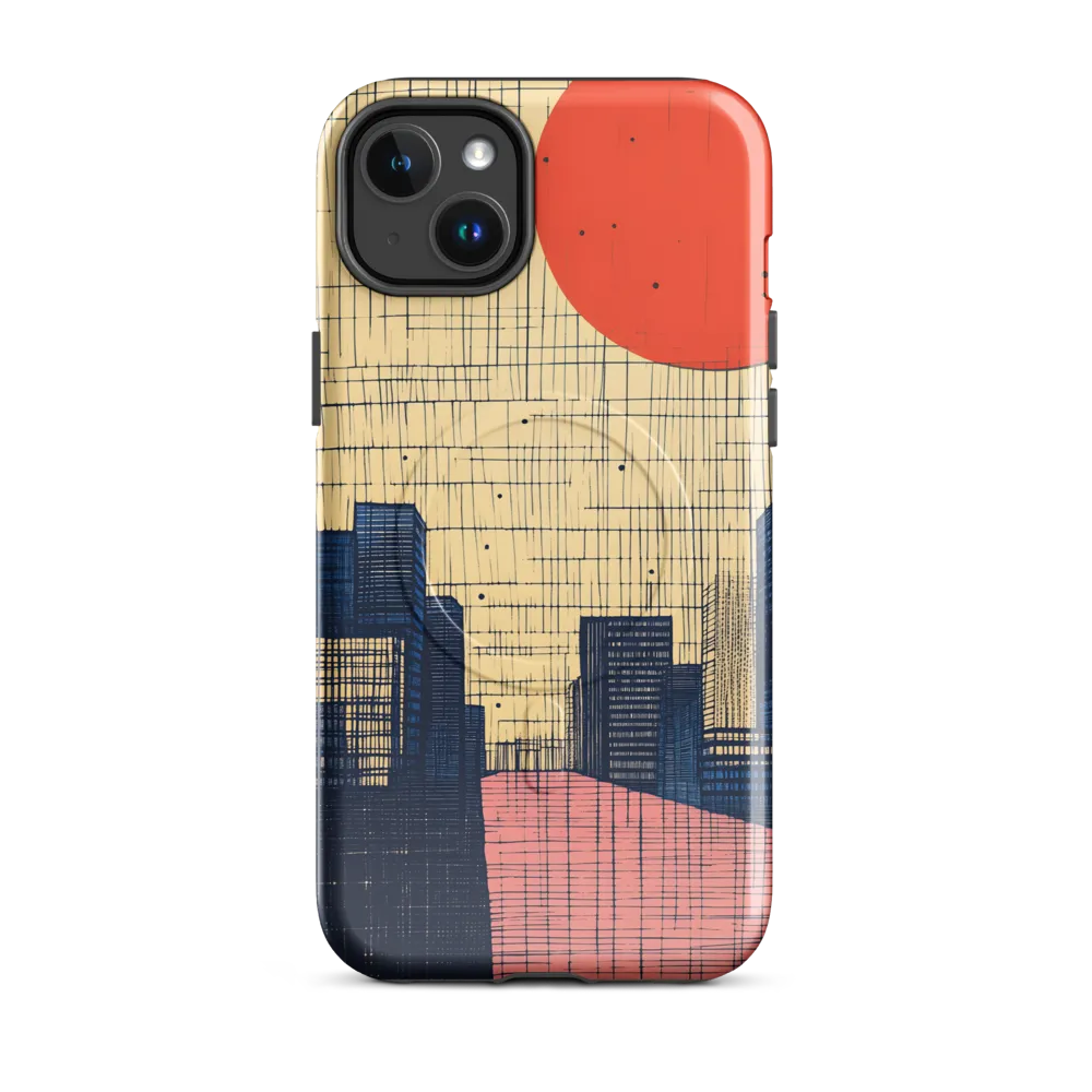 Urban Echoes: A Minimalist Cityscape