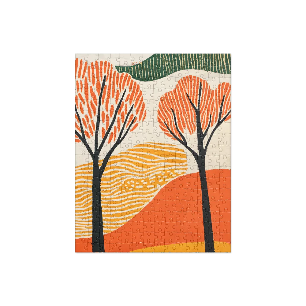 Striped Canopy over Orange Hills
