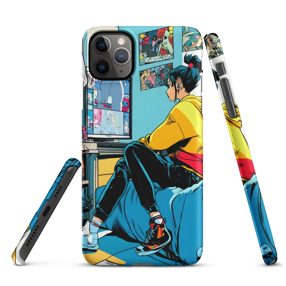 Contemplation in a Digital Space | Phone Case |  11 Pro Max | Snap Case | Matte