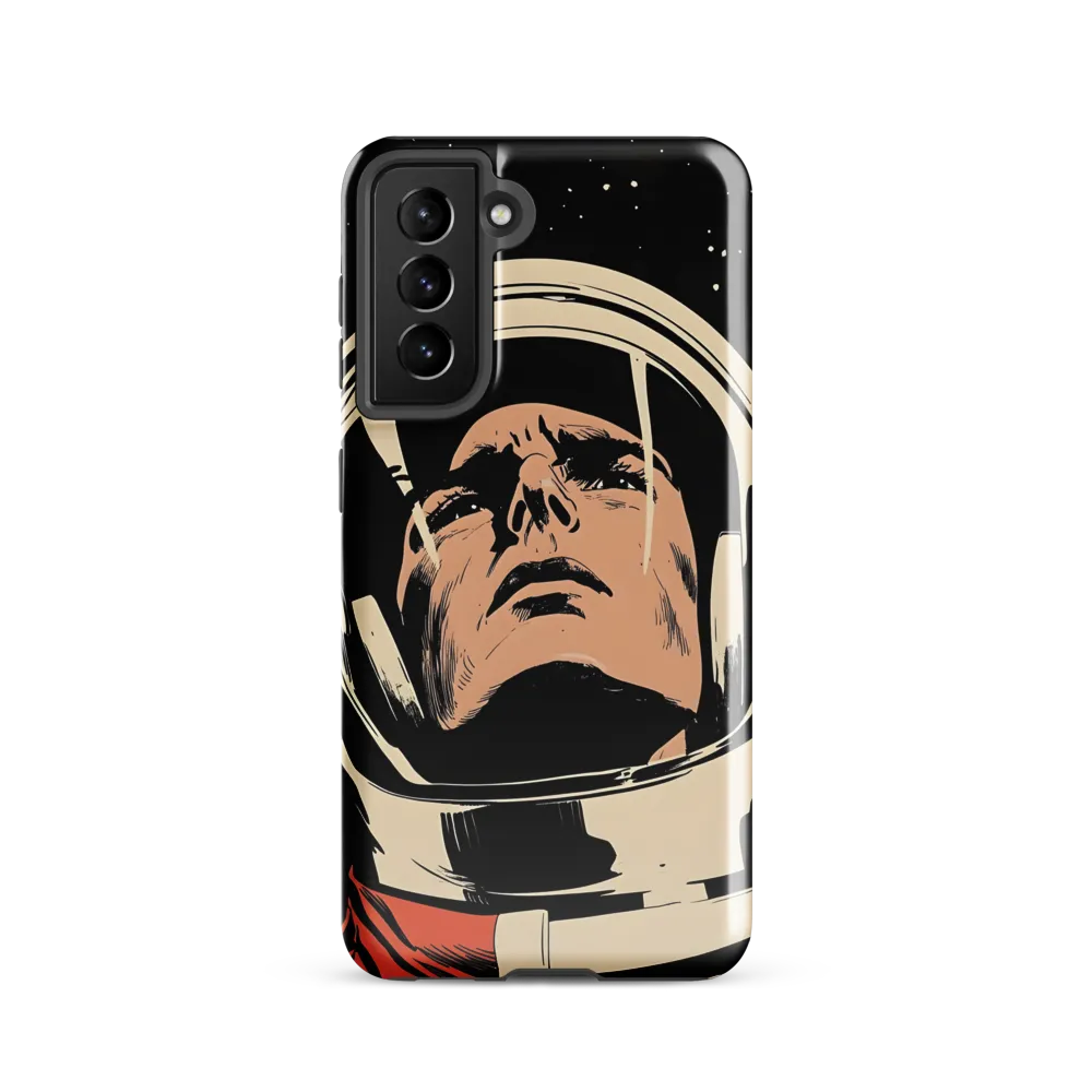 Gaze of the Astronaut | Phone Case |  S21 | Tough Case | Glossy