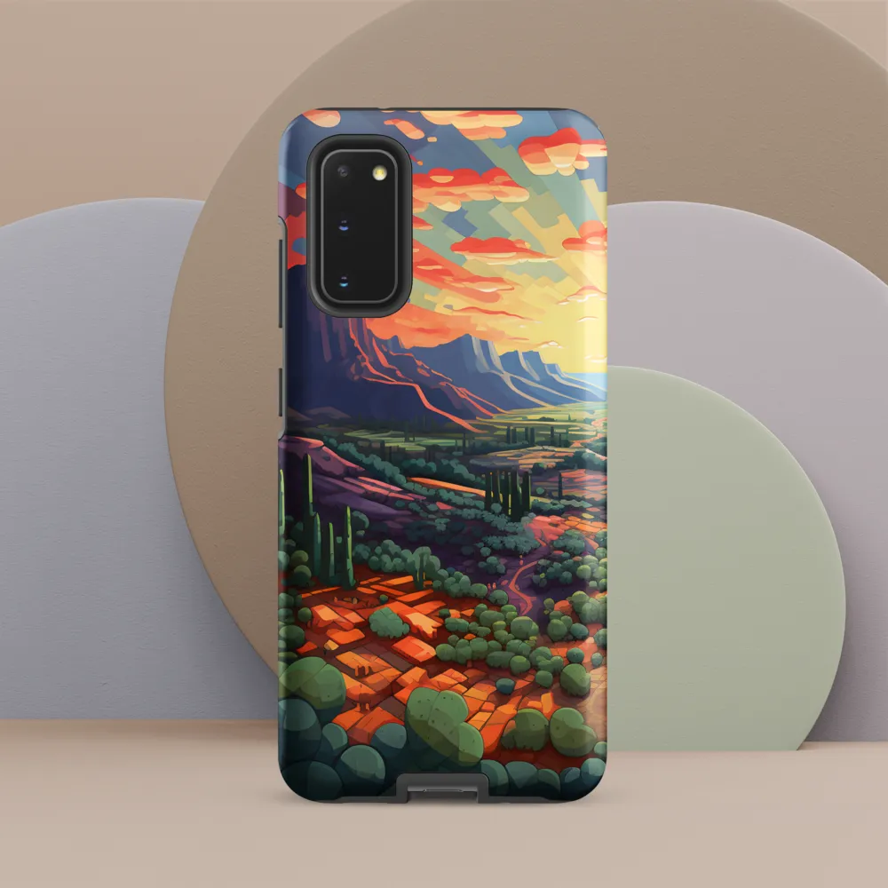 Desert Serenity at Dusk | Phone Case |  S20 | Tough Case | Matte