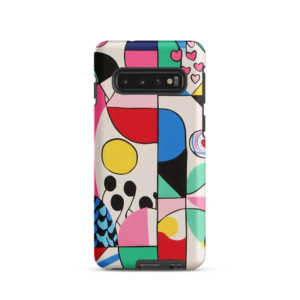 Dynamic Interplay of Shapes | Phone Case |  S10 | Tough Case | Matte