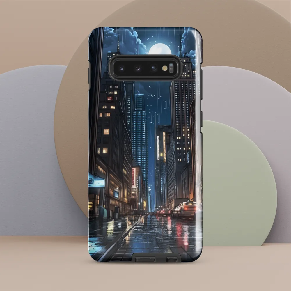 Moonlit Urban Serenity | Phone Case |  S10 Plus | Tough Case | Glossy