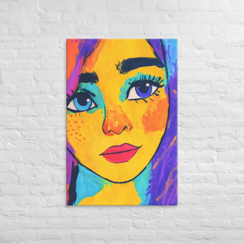 Vibrant Portrait: A Pop Art Exploration | Art Print