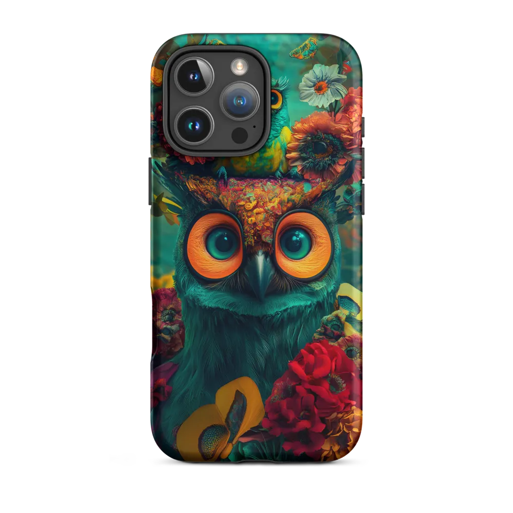 Majestic Harmony: The Floral Owl