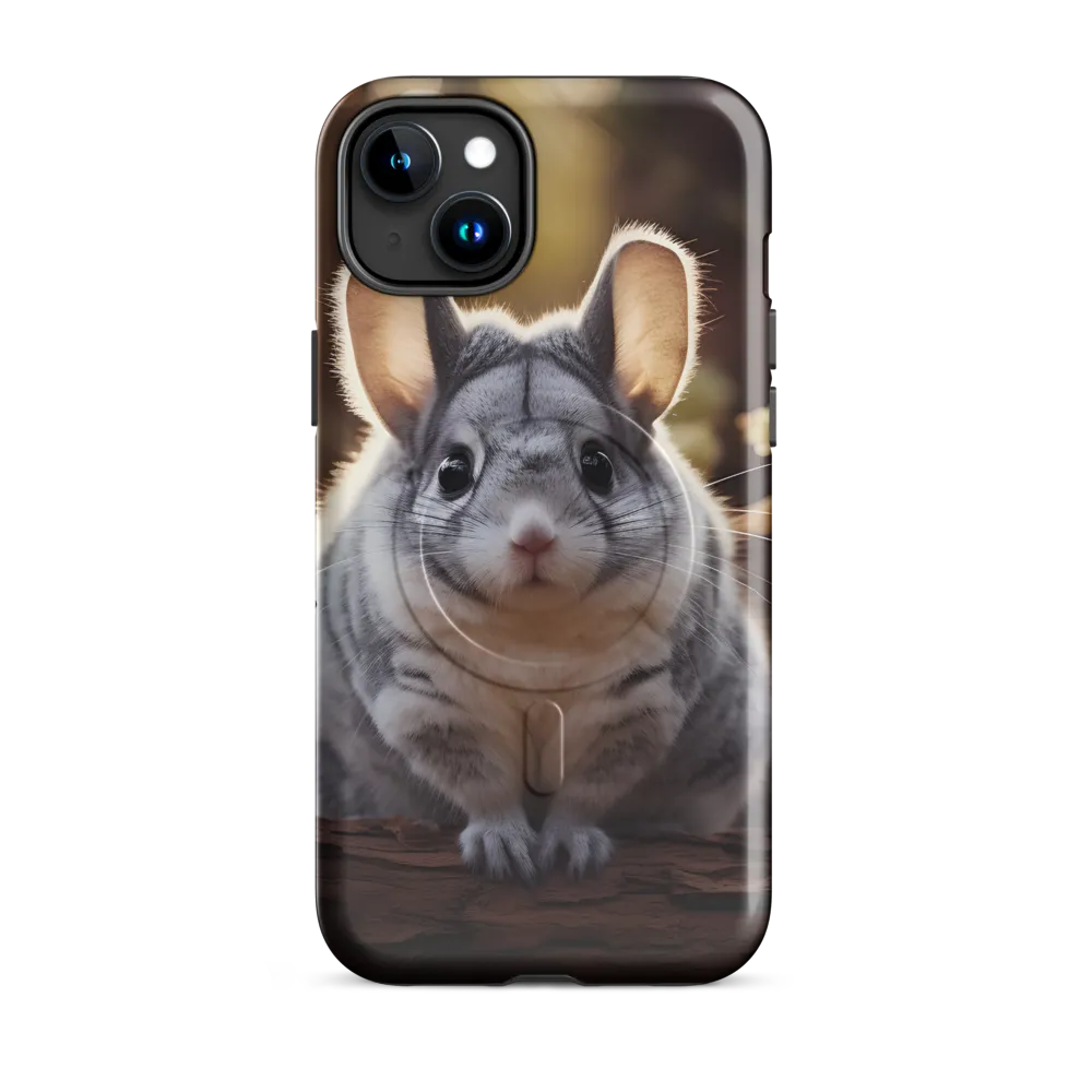 Curious Chinchilla in the Forest
