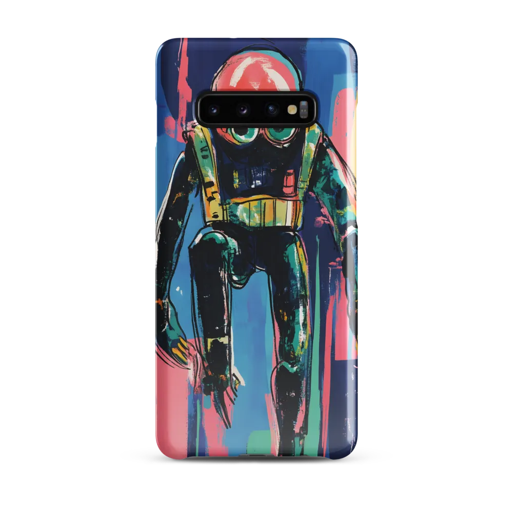 Diver in Vibrant Motion | Phone Case |  S10 Plus | Snap Case | Glossy