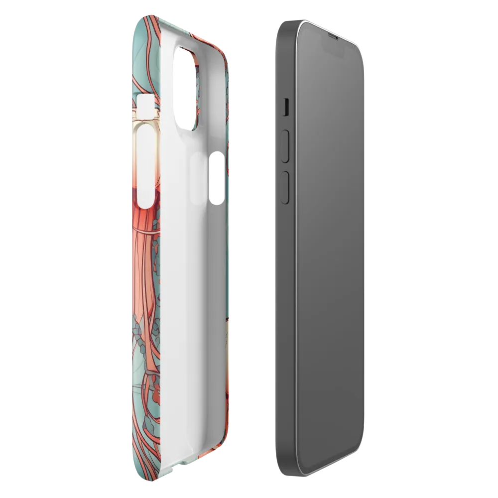 Ethereal Dance of Jellyfish | Phone Case |  14 Plus | Snap Case | Glossy