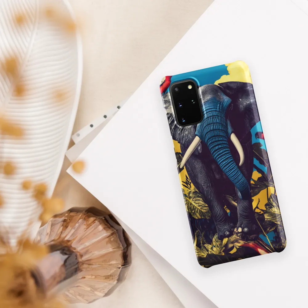 Elephant Dreams in Vibrant Colors | Phone Case |  S20 Plus | Snap Case | Matte