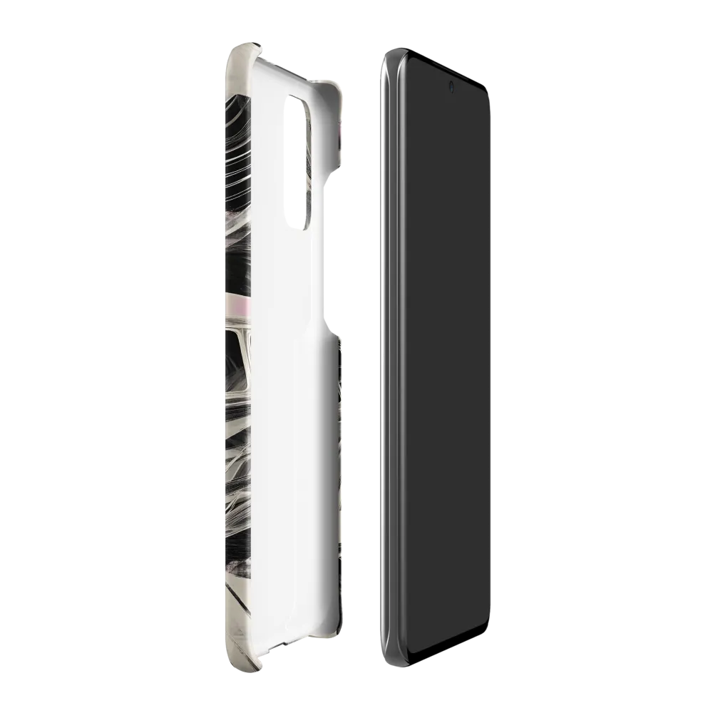 Motion in Monochrome: A Vintage Journey | Phone Case |  S20 Plus | Snap Case | Matte