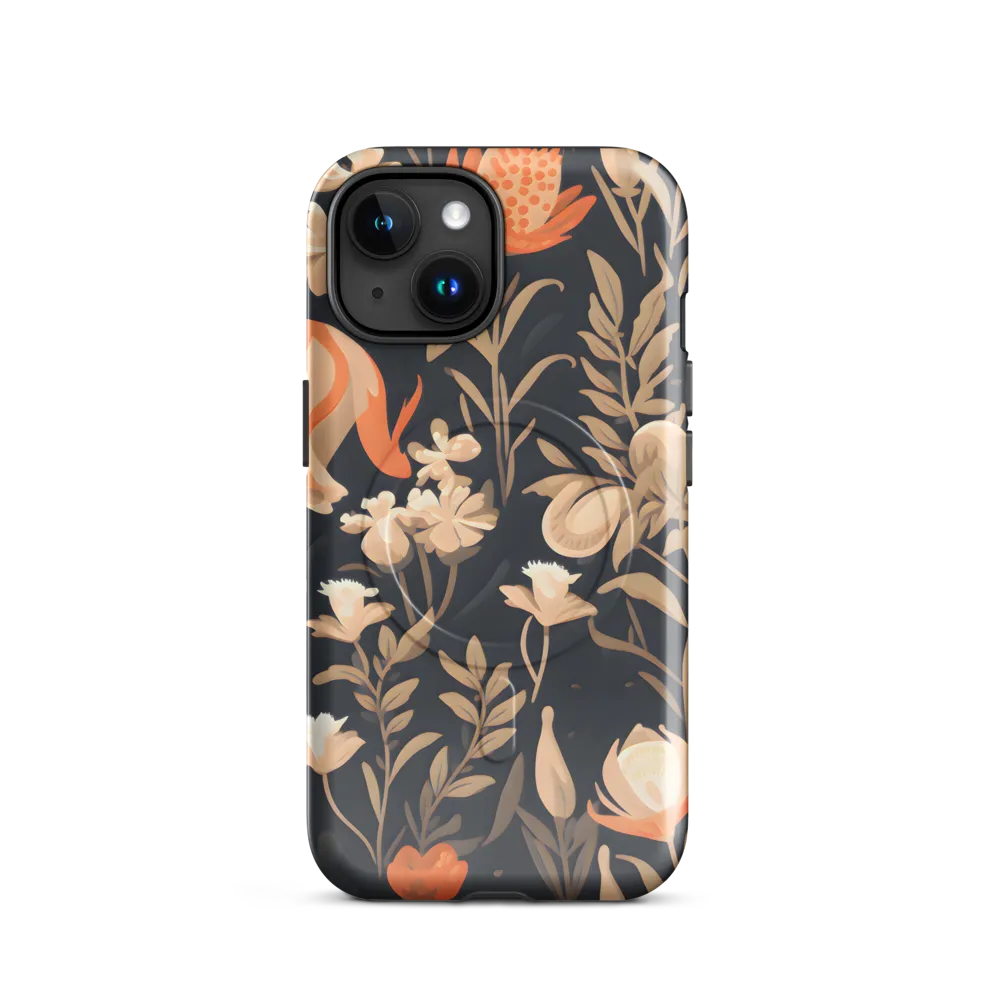 Floral Harmony: A Dance in the Dark