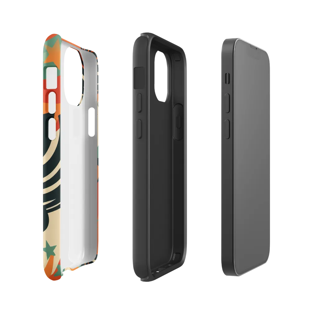 Swirls of Elegance | Phone Case |  13 mini | Tough Case | Matte