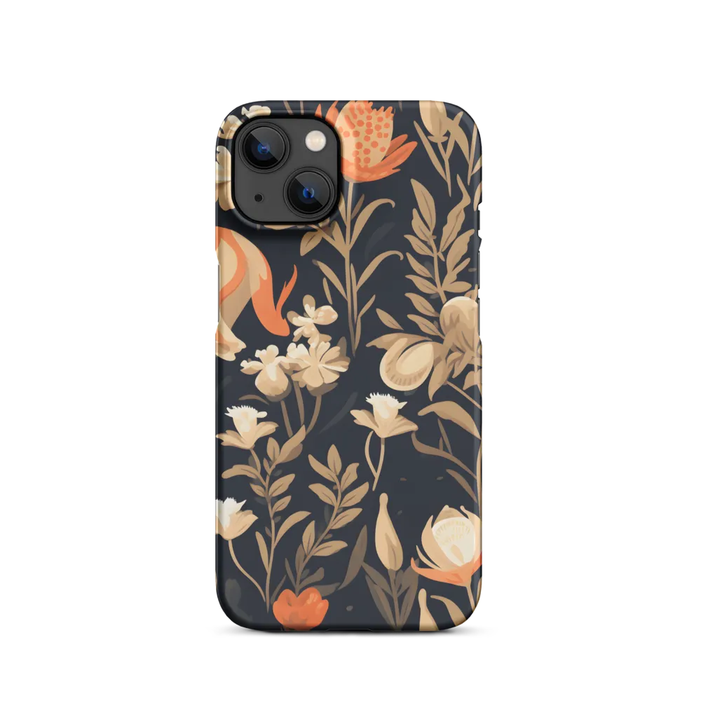 Floral Harmony: A Dance in the Dark