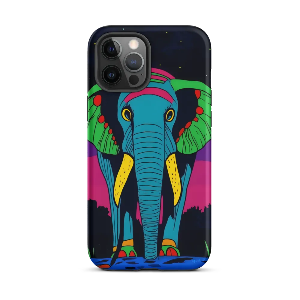 Whimsical Majesty: The Vibrant Elephant