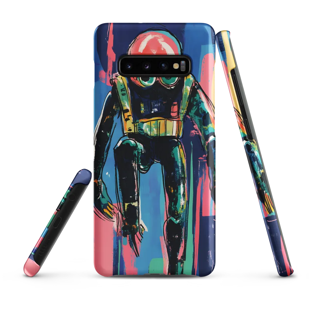 Diver in Vibrant Motion
