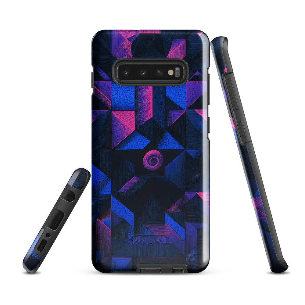 Mysterious Geometric Harmony | Phone Case |  S10 Plus | Tough Case | Glossy