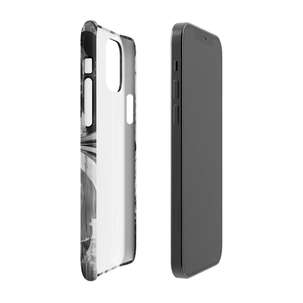 Floral Fusion in Monochrome