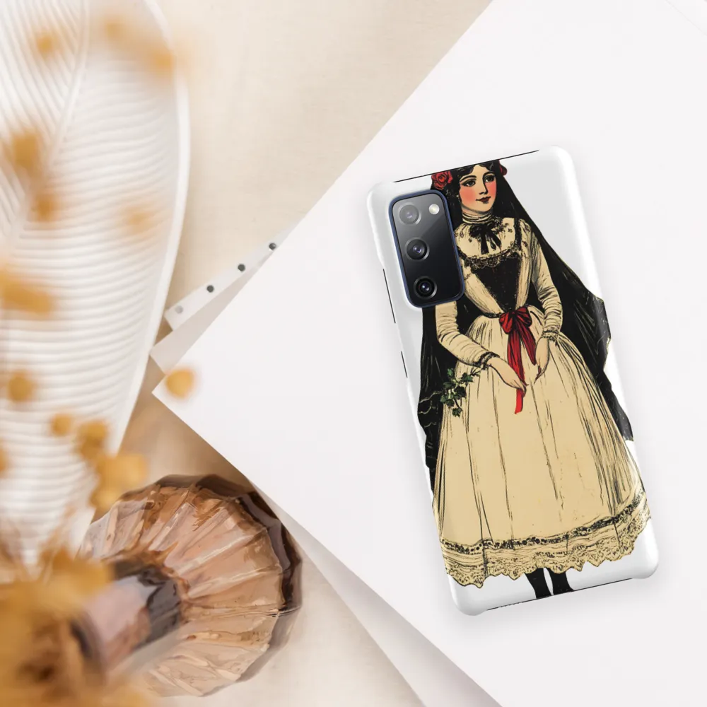 Elegance in Tradition: A Folk Portrait
