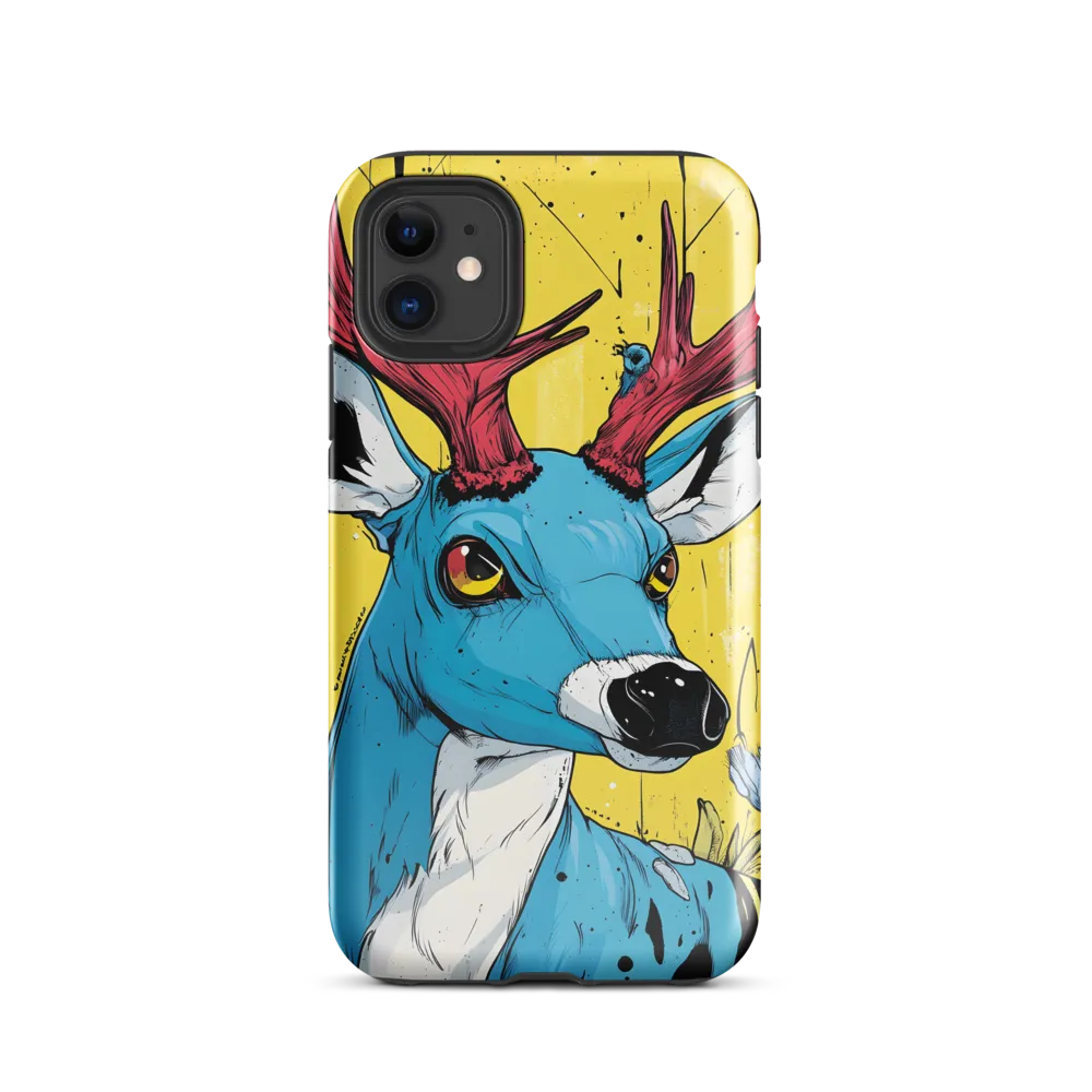 Vivid Antlers: A Modern Take on Nature