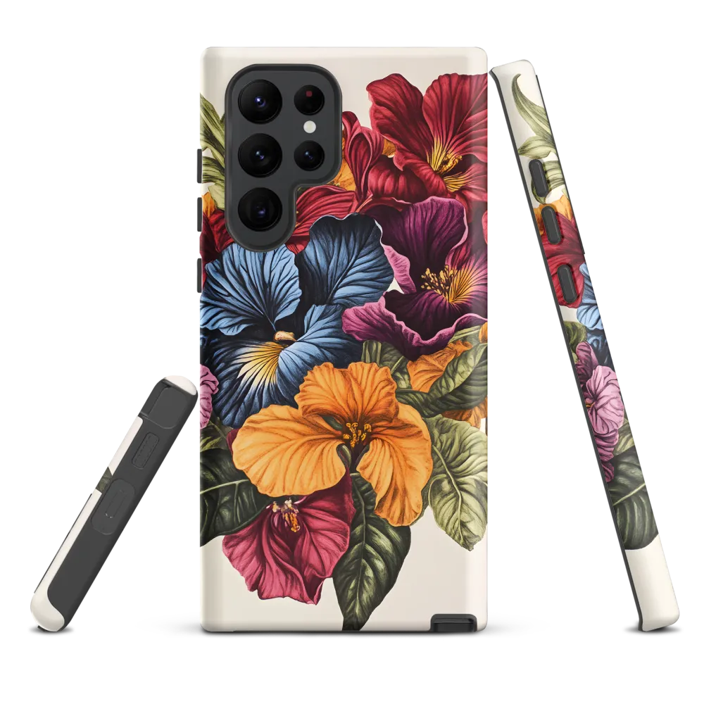 Floral Symphony in Color | Phone Case |  S22 Ultra | Tough Case | Matte