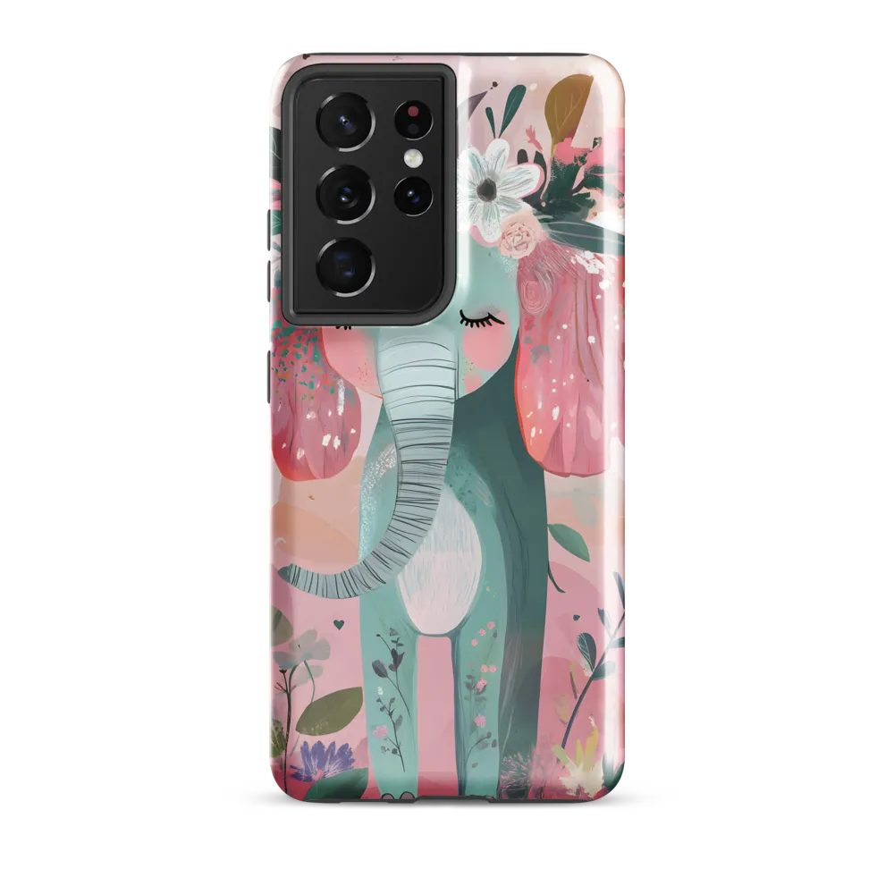 Whimsical Elephant in Bloom