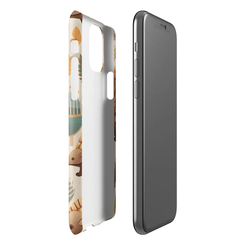 Pangolins in a Whimsical Habitat | Phone Case |  11 Pro | Snap Case | Matte