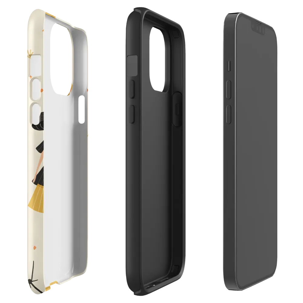Whimsical Patterns of Nature and Femininity | Phone Case |  13 Pro Max | Tough Case | Matte