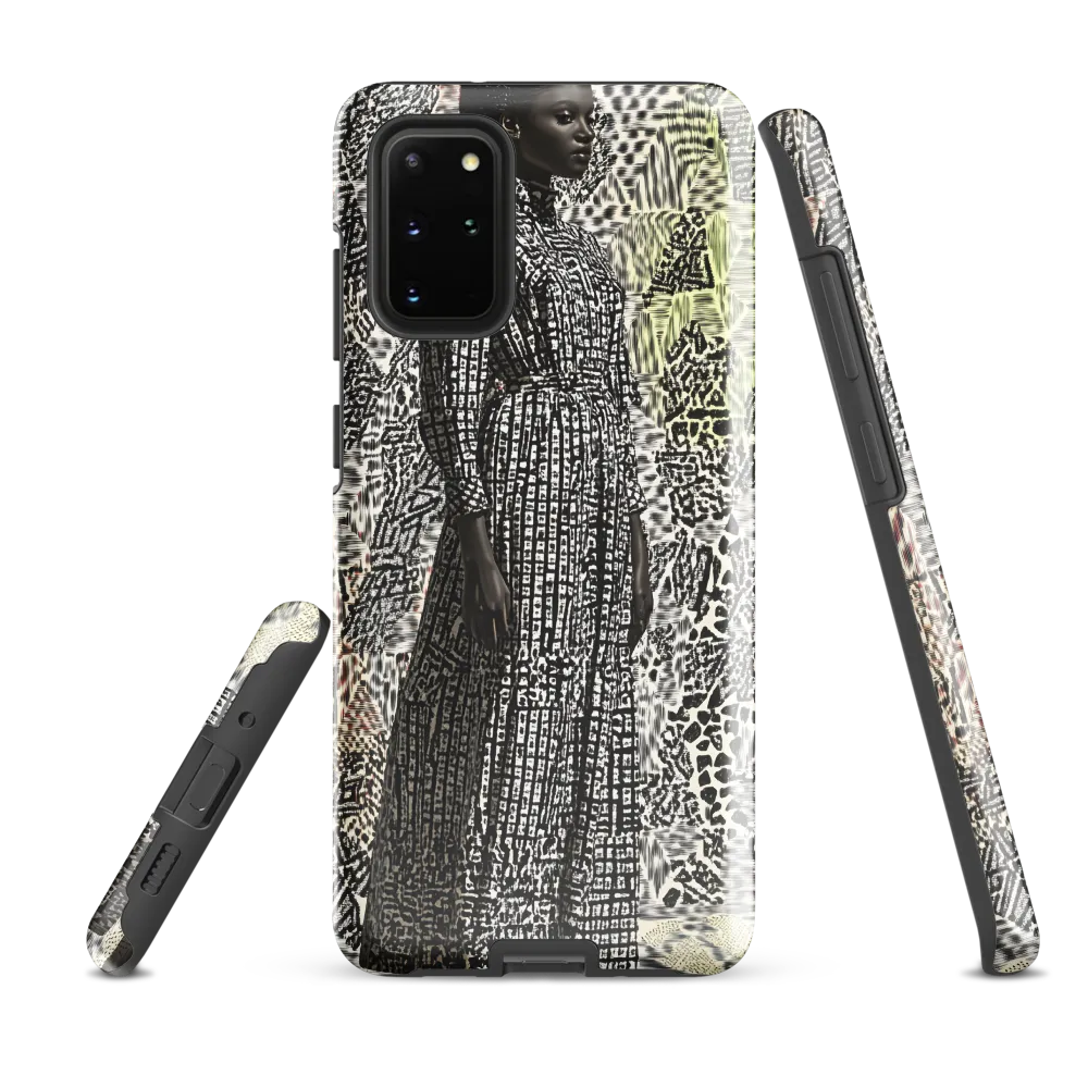 Elegance in Abstract Patterns | Phone Case |  S20 Plus | Tough Case | Glossy