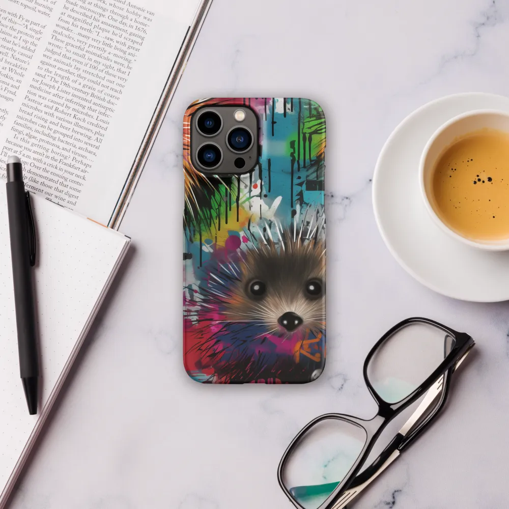 Whimsical Hedgehogs in a Kaleidoscopic Wonderland | Phone Case |  13 Pro Max | Snap Case | Matte