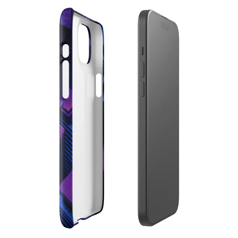 Geometric Dreams in Blue and Purple
