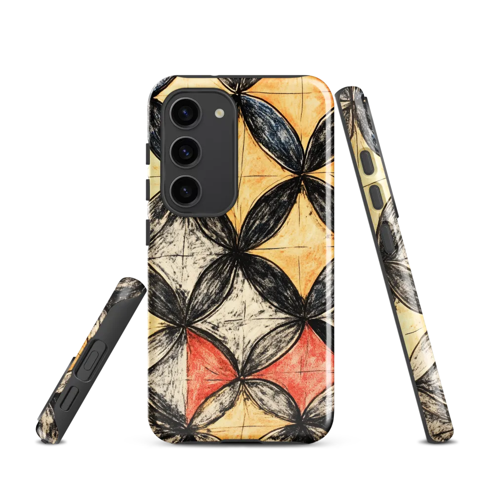 Geometric Harmony | Phone Case |  S23 | Tough Case | Glossy