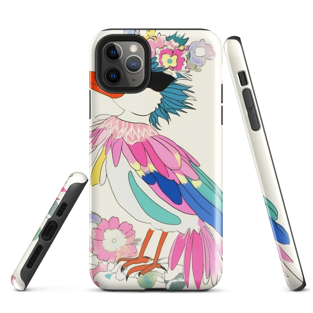 Whimsical Feathers | Phone Case |  11 Pro Max | Tough Case | Glossy