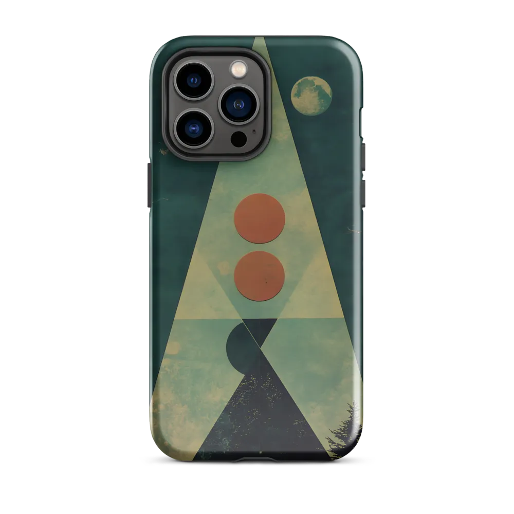 Geometric Harmony in Nature | Phone Case |  14 Pro Max | Tough Case | Glossy