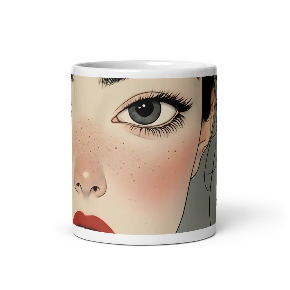 Serenity Captured: A Modern Portrait | Mugs | Multiple Sizes & Colors