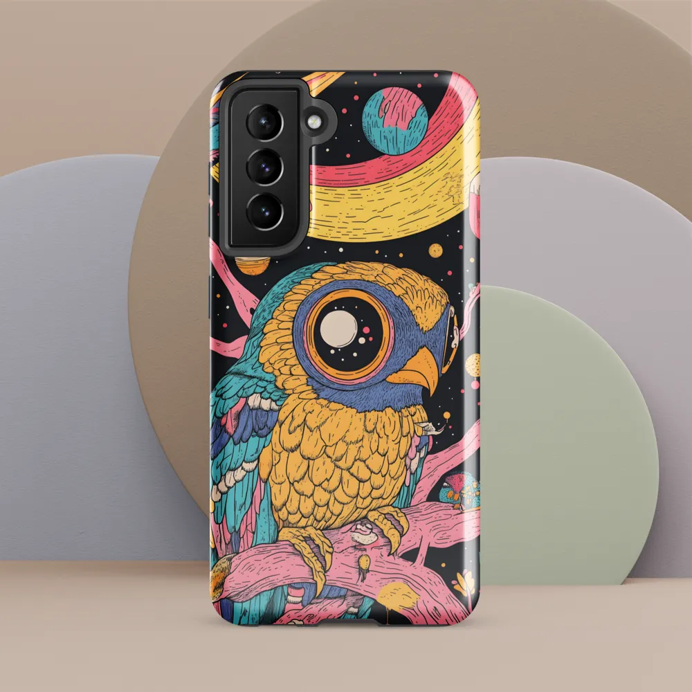 Whimsical Cosmic Owl