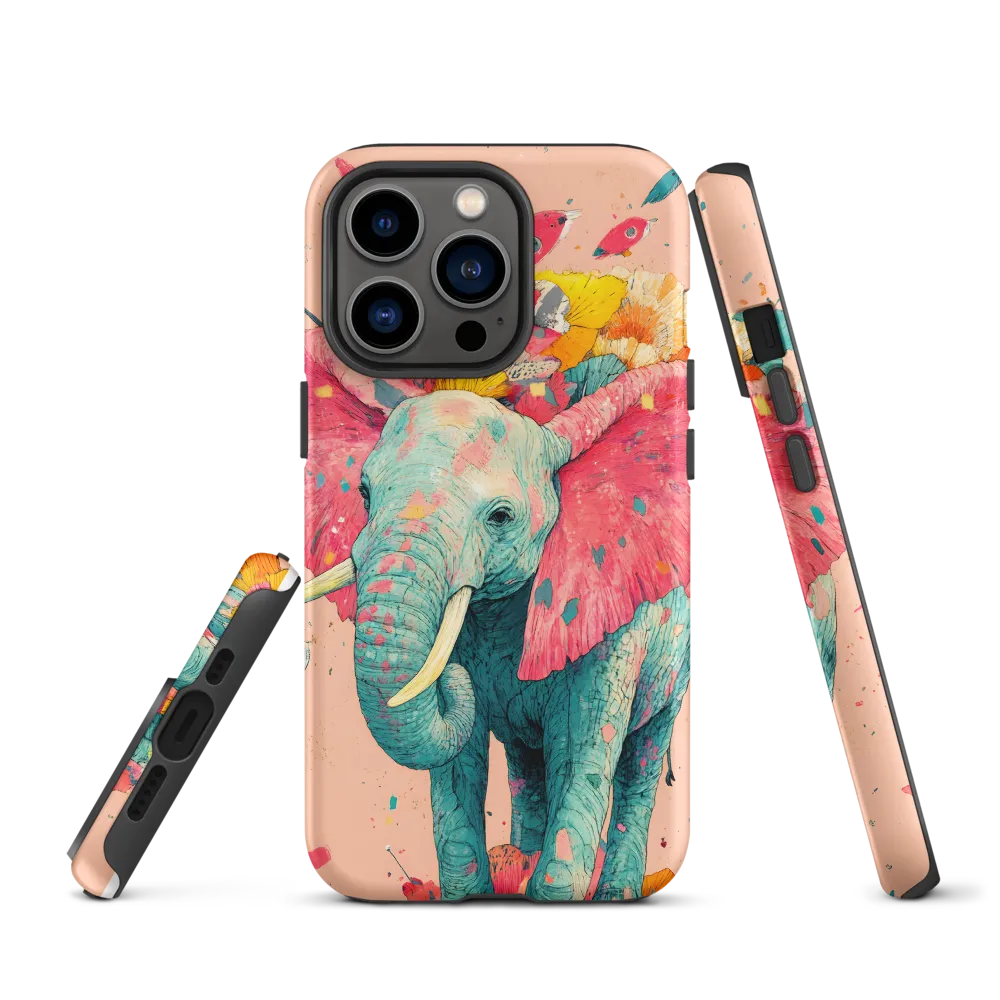 Whimsical Elegance: The Floral Elephant