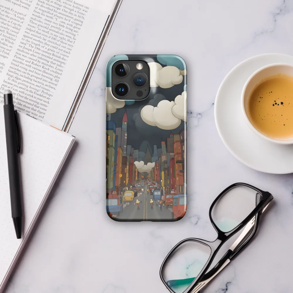 Urban Symphony: A City Awakens at Dusk | Phone Case |  16 Pro Max | Snap Case | Glossy