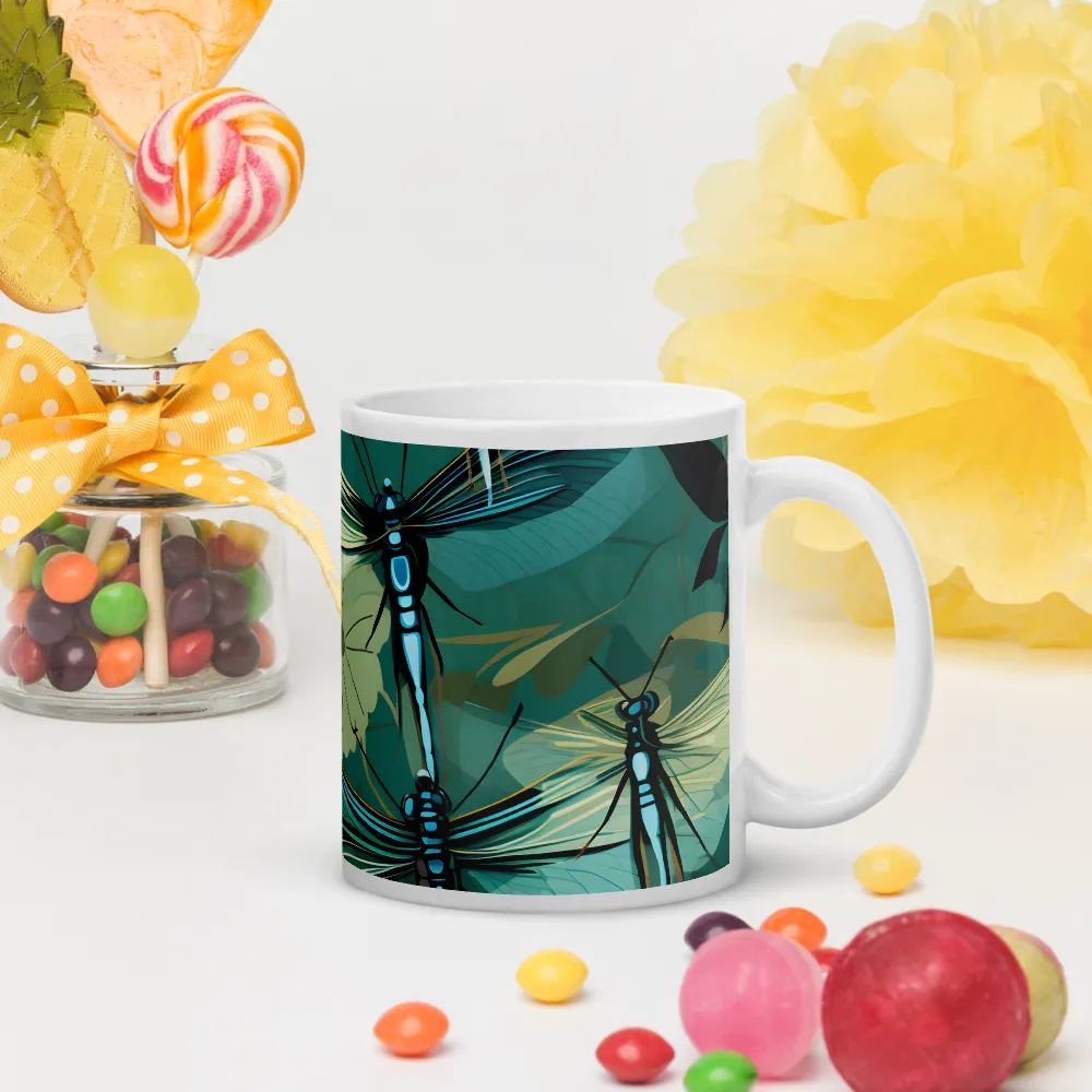 Whispers of Nature: Dragonflies in Harmony | Mugs | Multiple Sizes & Colors