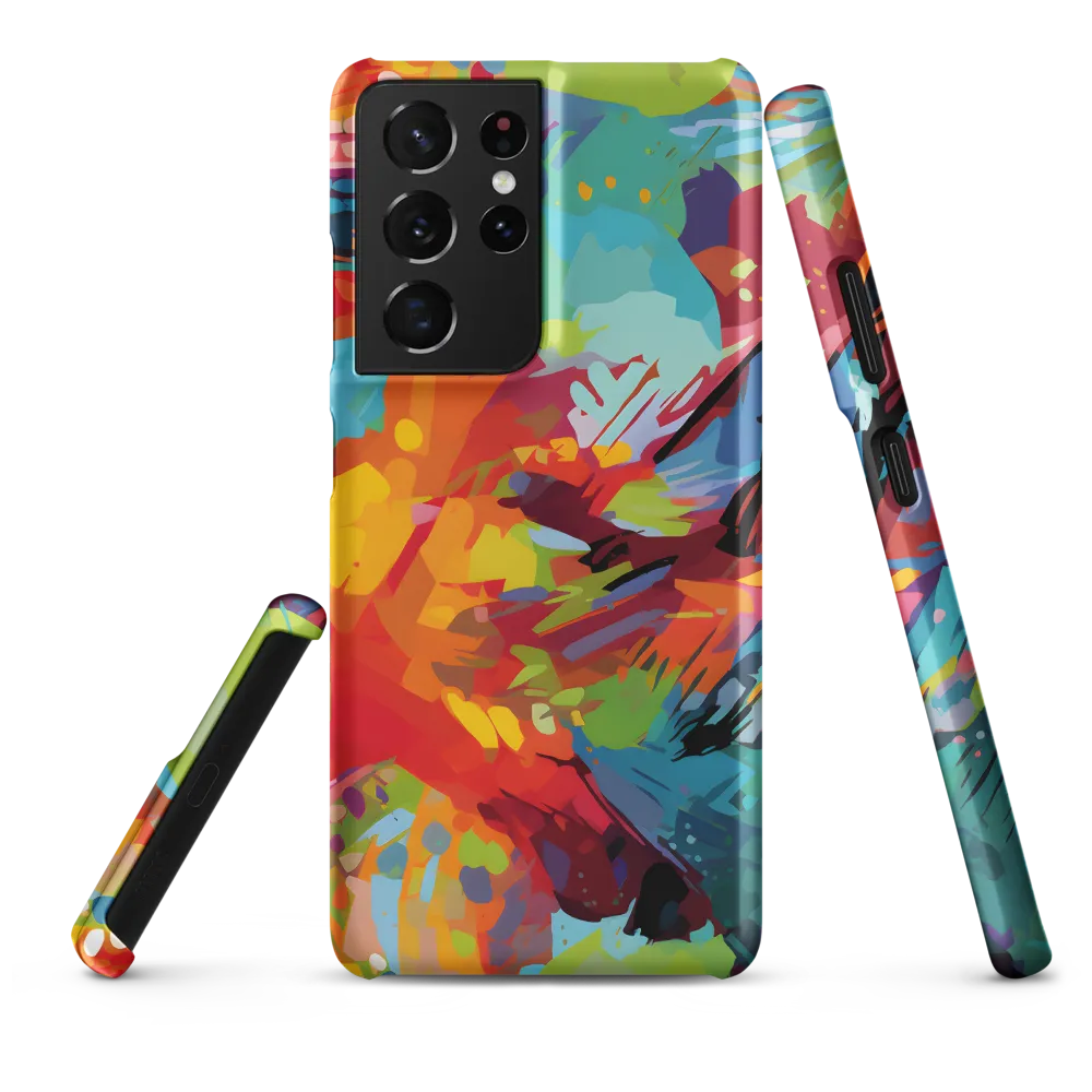 Colorful Lizard: An Abstract Adventure | Phone Case |  S21 Ultra | Snap Case | Matte