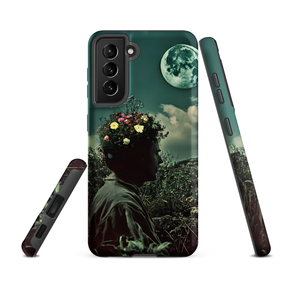 Moonlit Blossom | Phone Case |  S21 FE | Tough Case | Matte