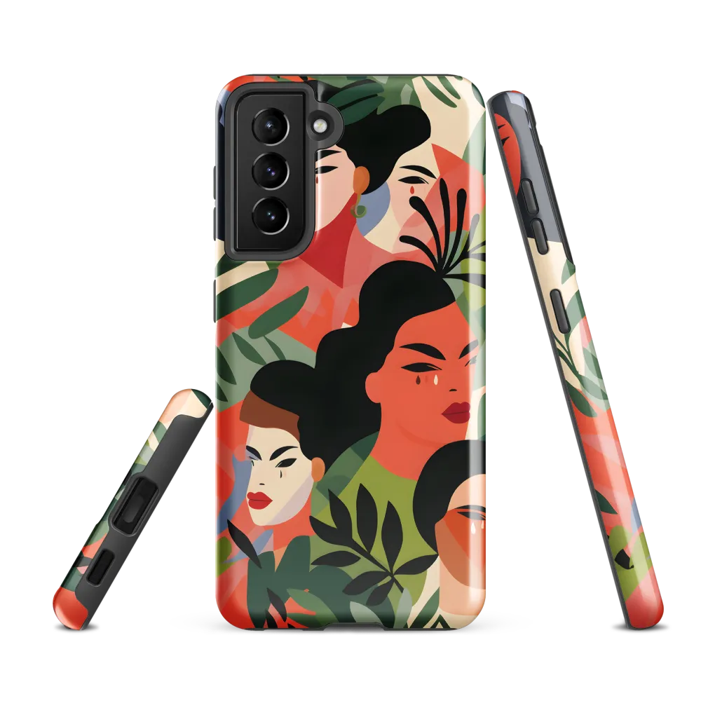 Harmony of Nature and Femininity | Phone Case |  S21 FE | Tough Case | Glossy