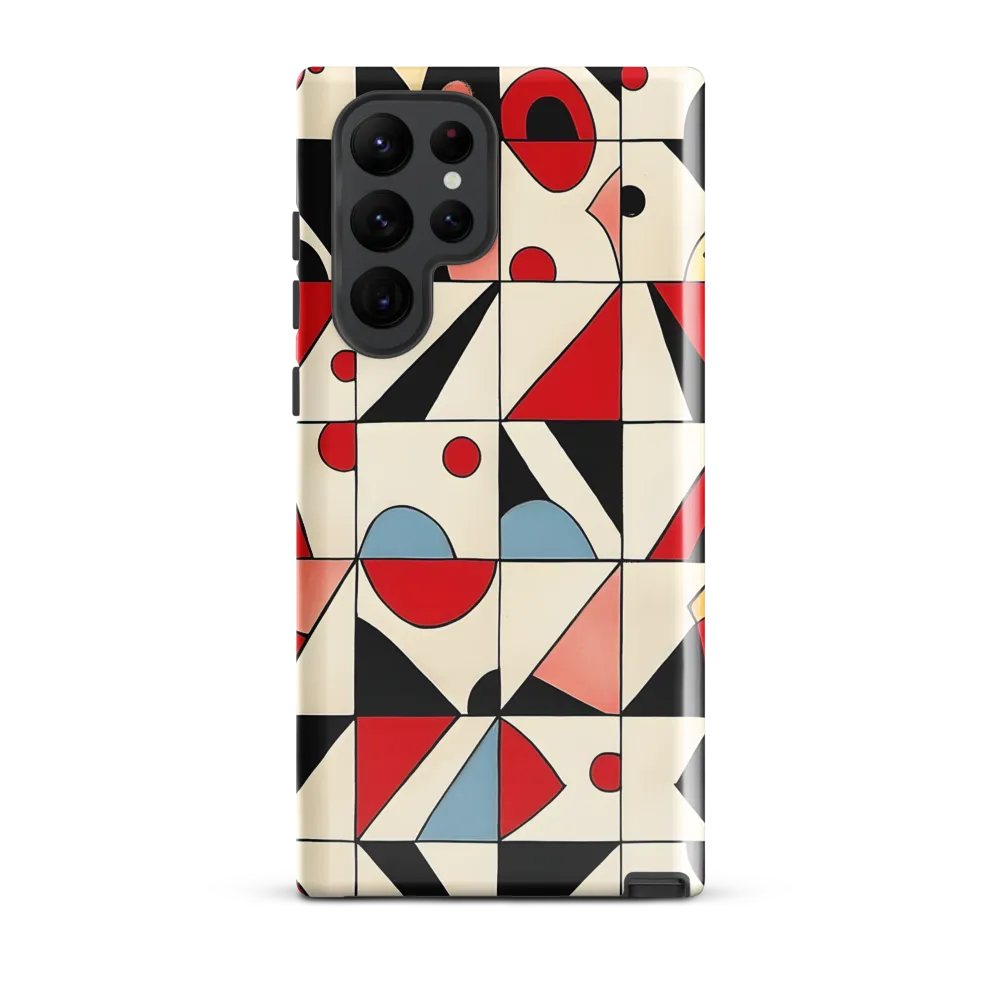 Dynamic Geometric Harmony | Phone Case |  S22 Ultra | Tough Case | Glossy