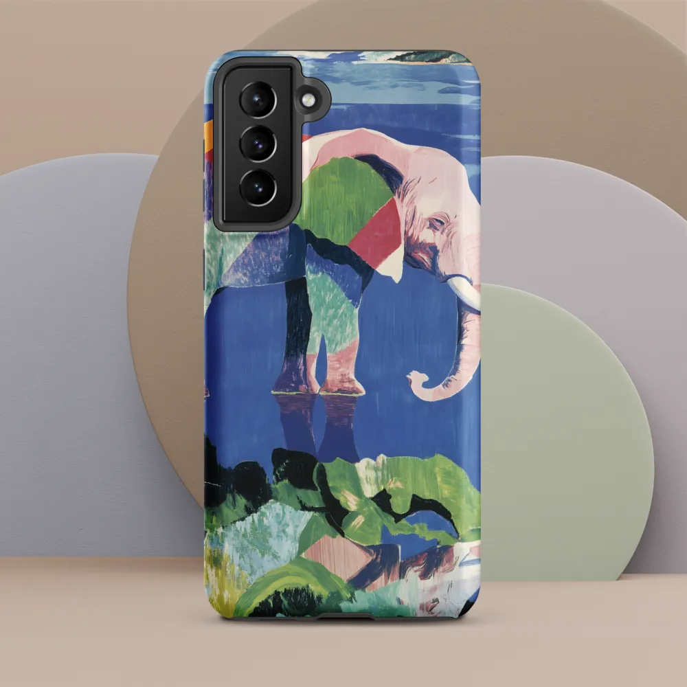 Serenity in Color: The Elephants of Reflection