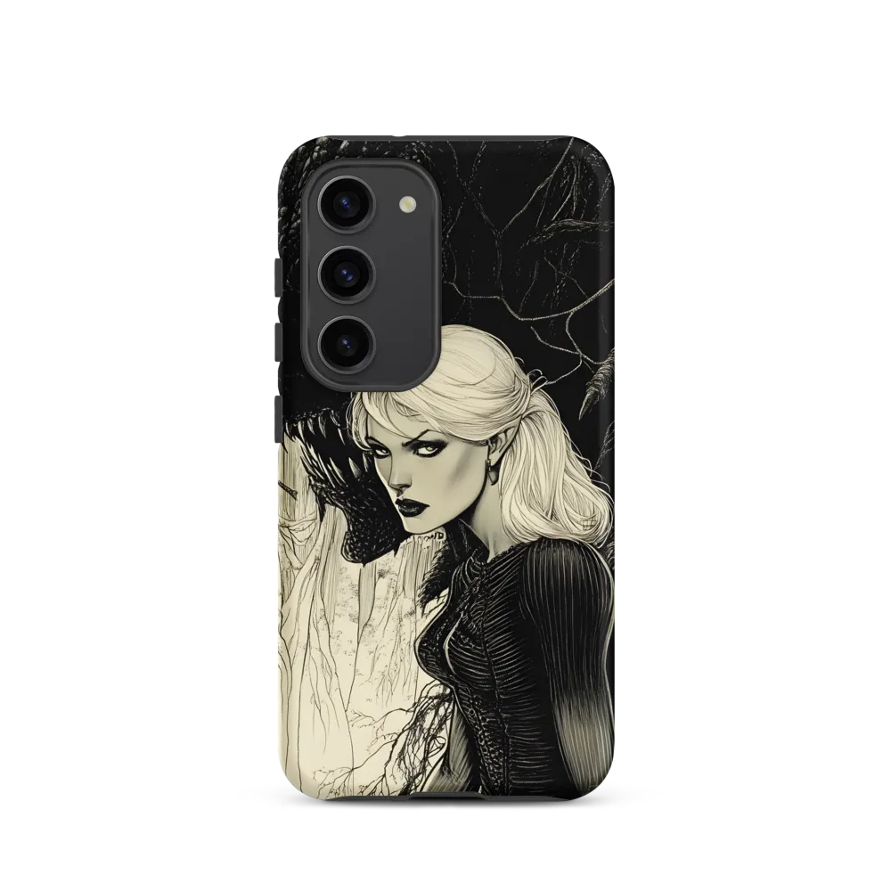 Confrontation in Shadows | Phone Case |  S23 | Tough Case | Matte